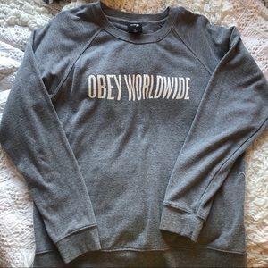 Obey crew neck